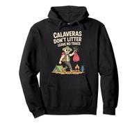 Calavera Non Lascia Traccia - Skeleton Protect nei parchi Nazionali degli Stati Uniti Felpa con Cappuccio