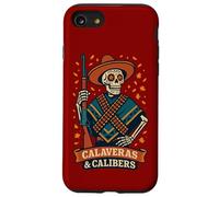 Calaveras & Calibers Funny Dia de los Muertos - Pistola Custodia per iPhone SE (2020) / 7/8