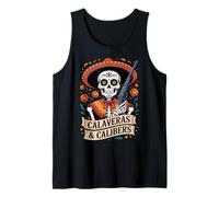 Calaveras & Calibers Funny Dia de Los Muertos - Teschio di Zucchero Canotta