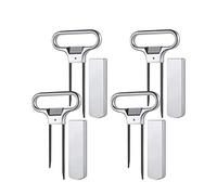 Calayu - Cavatappi multifunzione, in acciaio inox, a due poli, per bottiglie di vino, champagne, birra 11*6.3cm 4 pezzi