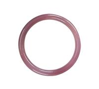 Calcedonio di Ghiaccio Naturale Agate Purple Bangle 58-62mm Fengshui Bracciale Giada per Donne autentica 1