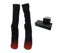 Calcetines Eléctricos Calefactados - Par De Calcetines Térmicos Lavables Con | Calentamiento Uniforme Hasta Kits 4,5V Y 5V USB Ideale para Invierno, Esquí, Snowboard, Deportes Exteriores, Hogar Y