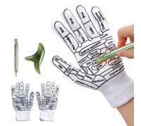 Calcetines Reflexología Pies - Set Acupresión Manual, Zonas Meridiano Corporal | Tela Cómoda Elástica Diagrama Impreso Alta Precisión, Accesorio Fatiga Producto Ideal Masajes Relajación Diario