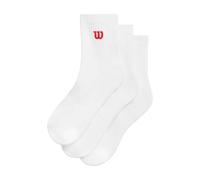 Calcetines Wilson Quarter Top 3 Pack Wu00083511zab Bright White S S Bianco