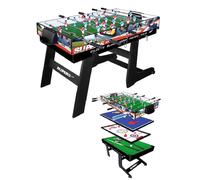 Calcetto 5 In 1 Maxi 4 Vs 4 Salva Spazio in Verticale Con Ruote