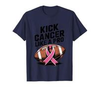 Calcia Il Cancro Come Un Coraggio di Calcio Professionista Maglietta