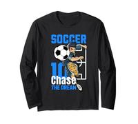 Calciatore Action Art Chase The Dream Design Maglia a Manica