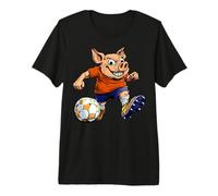 Calciatore di Maiale Maglietta Premium