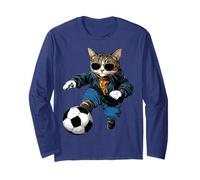 Calciatore Gatto Maglia a Manica