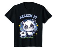 Calciatore Panda Kickin It Maglietta