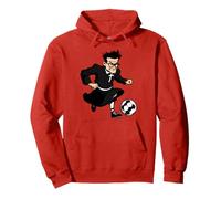Calciatore Pfarrer Felpa con Cappuccio