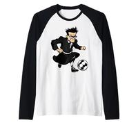 Calciatore Pfarrer Maglia con Maniche Raglan