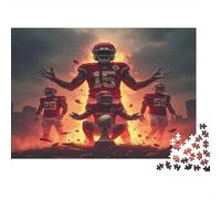 Calciatore vittoria Puzzles 1000 Pezzi In carta Premium, Un Puzzles Per Gioco Familiare Divertente E Impegnativo, Ideale Per Puzzle Da Incorniciare, Per Rilassarsi, Stimolare La Creatività E Rega