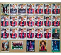 Calciatori Panini 2025/26 - 26 Stickers Bologna Set Squadra Telematica Parziale