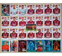 Calciatori Panini 2025/26 - 29 Stickers Milan Set Squadra Completo Con Family