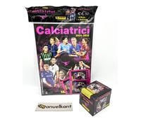 Calciatrici Panini 2024 2025 Sticker Album Starter + Scatola Box 36 bustine d...