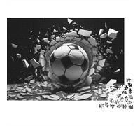 Calcio 1000 Piece Sport Puzzle Per Adulti Divertente Decorazione, Gioco Intellettuale, Anti-stress, Gioco EduGattoivo, Rilassamento E Intelligenza (1000pcs (75x50cm))