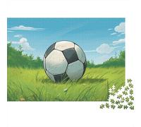 Calcio 500 Piece Coppa del Mondo Puzzle Per Adulti Divertente Decorazione, Gioco Intellettuale, Anti-stress, Gioco EduGattoivo, Rilassamento E Intelligenza (500pcs (52x38cm))