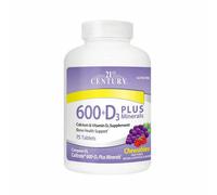 Calcio 600 Plus D3 + Minerali Frutta Punch 75 Masticabile