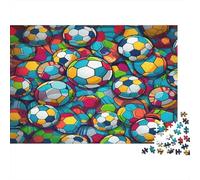 Calcio a colori Puzzle 1000 Pezzi Adulti In cartone Resistente, Un Set Di Puzzle A Rompicapo Per Brain Training Puzzle, Ideale Per Arredo Parete, Enigma Del Regalo Di Natale