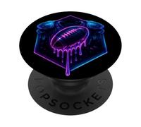 Calcio a goccia per ragazzi Drippy Design Giovani Ragazze Calcio PopSockets PopGrip Adesivo