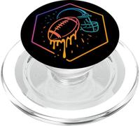 Calcio a goccia per ragazzi Drippy Design Giovani Ragazze Calcio PopSockets PopGrip per MagSafe