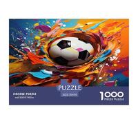 Calcio ad alta dinaMica Puzzle Giochi Edugattoivo 1000 Elementi Classici calcio Puzzle Decorazione Perfetta Giochi-rompicapo Per Adulti E Ragazzi 70x50cm/1000pcs