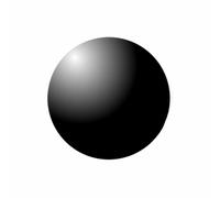Calcio Balilla 100 palline HS colore nero per calcetto diametro m33 peso gr.16