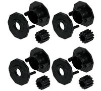 Calcio Balilla 4 boccole Slide per aste passanti diametro 16 mm confezione 4