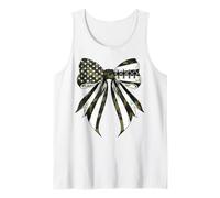 Calcio balilla 4 luglio USA Bandiera americana Camo Coquette Canotta