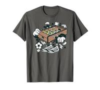 Calcio balilla Calcio Maglia per Bambini, Ragazzi Uomini Maglietta