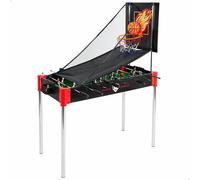 COLORBABY CB Games, Tavolo multigioco 12 in 1, Calcio balilla, Ping-Pong, Hockey, Pallacanestro, Giochi da tavolo, 92 x 41 x 61 cm, Calcio balilla per bambini, Regalo per tutta la famiglia (85420)