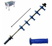 Calcio Balilla Competition Roberto Sport asta completa mediani blu