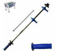 Calcio Balilla Competition Roberto Sport asta completa terzini blu
