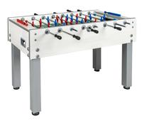 G500 weatherproof da esterno new 2019 bianco calciobalilla aste uscenti garlando in omaggio 50 palline + copertina + piedini