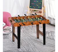 Calcio Balilla in Legno con 22 Giocatori in Formazione 3:4:3, 2 Palline e 2 Segnapunti Inclusi 84.5x40x61.2cm Description:Una partita a calcio balilla ci sta sempre. Che sia durante una festa con gli 