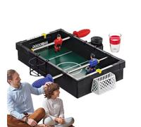 Calcio balilla - Mini calcio balilla, mini calcio balilla mano | 39x23x9cm, Due Giocatori Portatile Gioco di Calcio Set Custode Di Calcio Per Famiglia Intrattenimento Bambini Facile