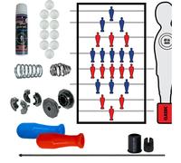 Calcio Balilla otto (8) aste rientranti diam. m.16 accessori manopole A97 R-B