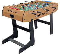 Calcio Balilla Pieghevole Salvaspazio Match 121x61x85cm MDF Indoor Aste Passanti