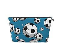 Calcio, Borsa da toilette Borsa per trucco Borsa per cosmetici Borsa da toilette da viaggio portatile