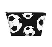 Calcio, Borsa da toilette Borsa per trucco Borsa per cosmetici Borsa da toilette da viaggio portatile