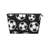 Calcio, Borsa da toilette Borsa per trucco Borsa per cosmetici Borsa da toilette da viaggio portatile