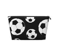 Calcio, Borsa da toilette Borsa per trucco Borsa per cosmetici Borsa da toilette da viaggio portatile