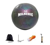Calcio Calcio Luminoso Palloncino Calcio Olografico Giocattoli all'aperto | Pallina Croma Riflettente Flash per Appare Photo Light Up Palle