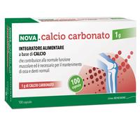 Calcio Carbonato Benessere Delle Ossa 100 Capsule Da 1g