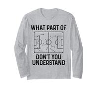 Calcio Che Parte di Non Capisci Divertente Maglia a Manica