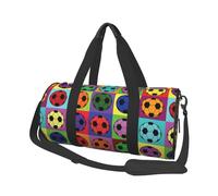 Calcio colorato, Borsone da viaggio di grande capacità Borsa rotonda Borsa da viaggio sportiva Borsa da viaggio Borsa da fitness
