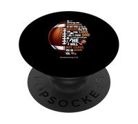 Calcio Cristiano Deuteronomio 31 6 Bibbia Calcio Cristiano PopSockets PopGrip Adesivo