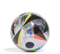 Pallone da allenamento Fussballliebe Foil Silver Metallic / Black / Glow Blue 5