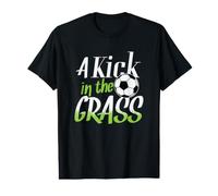 Calcio da Calcio Kick in The Grass Maglietta con Stampa Grafica Economica